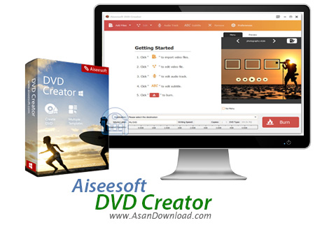 دانلود Aiseesoft DVD Creator v5.2.30 - نرم افزار رایت DVD فیلم