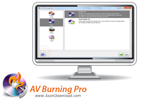 دانلود Avmediasoft AV Burning Pro v6.5.6 - نرم افزاری سریع و ساده برای رایت
