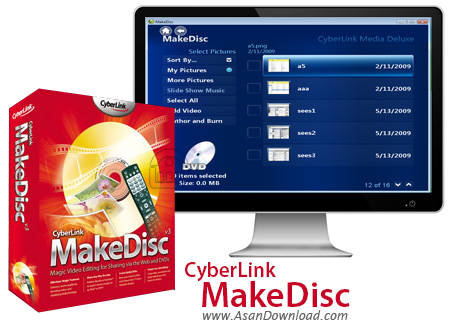دانلود CyberLink MakeDisc v3.2028 - نرم افزار حرفه ای رایت لوح های فشرده