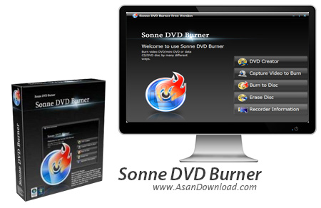 دانلود Sonne DVD Burner v4.2.0.1.2010 - نرم افزار ساخت دی وی دی فیلم