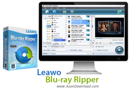 دانلود Leawo Blu-ray Ripper v7.1.0.8 - نرم افزار مبدل دیسک های بلوری