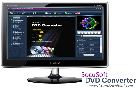 دانلود Socusoft DVD Converter Pro v3.9.7 - نرم افزار تبدیل انواع فایل های دی وی دی