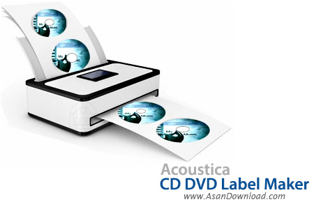 دانلود Acoustica CD DVD Label Maker v3.32 - نرم افزار طراحی لیبل برای لوح های فشرده