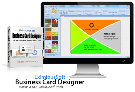 دانلود EximiousSoft Business Card Designer v5.10 + Pro v3.01 - نرم افزار طراحی کارت ویزیت