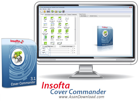 دانلود Insofta Cover Commander v5.5.1 - نرم افزار طراحی باکس و کاور