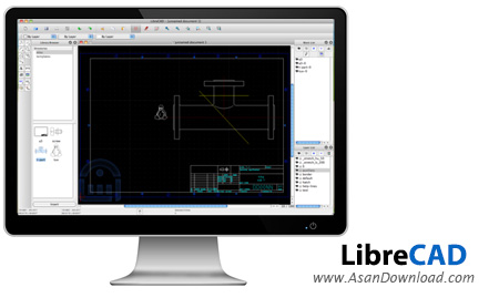 دانلود LibreCAD v2.1.3 - نرم افزار طراحی CAD