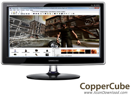 دانلود Ambiera CopperCube Pro v5.2.2 - نرم افزار ساخت برنامه های سه بعدی تحت ویندوز و تحت وب
