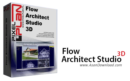 دانلود Flow Architect Studio 3D v1.8.5 - نرم افزار طراحی پلان های سه بعدی