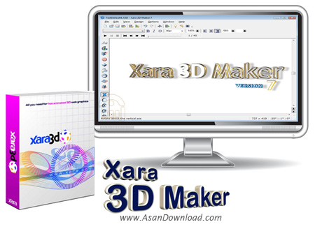 دانلود Xara 3D Maker v7.0.0.415 - نرم افزار طراحی ساده انیمیشن های سه بعدی
