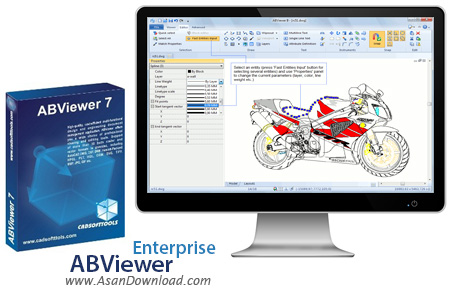 دانلود ABViewer Enterprise v12.1.01 - نرم افزار نمایش و ویرایش فایل های نقشه کشی