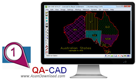 دانلود QA-CAD v12.A.02 - نرم افزار مشاهده و چاپ نقشه های AutoCAD