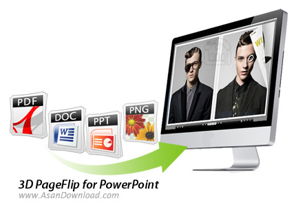 دانلود 3D PageFlip for PowerPoint v2.0 - نرم افزار ورق زدن اسلایدها در پاورپوینت