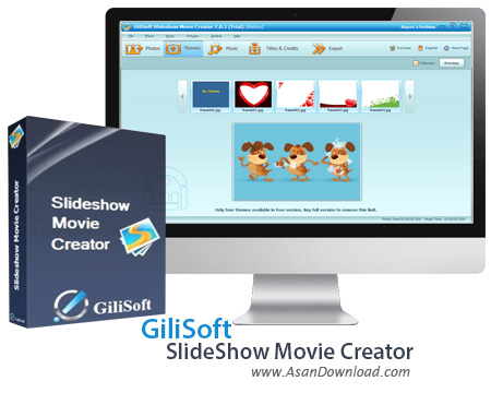 دانلود GiliSoft SlideShow Movie Creator Pro v7.1.0 - نرم افزار ساخت اسلایدشو