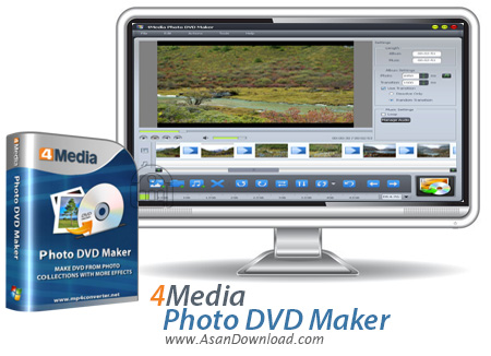 دانلود 4Media Photo DVD Maker v1.5.1 - نرم افزار ساخت دی وی دی های اسلایدشو