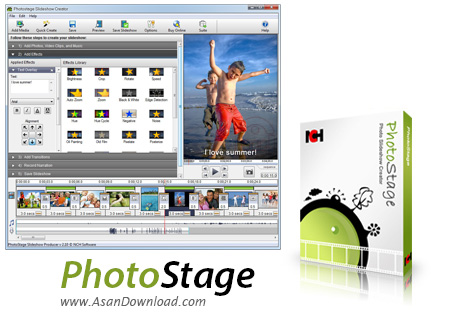 دانلود NCH PhotoStage Slideshow Producer v2.03 - نرم افزار ساخت اسلایدشو از تصاویر