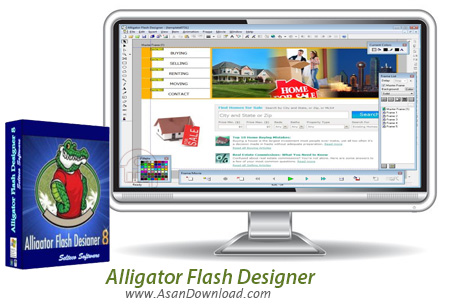 دانلود Alligator Flash Designer v8.0.18 - نرم افزار طراحی فلش های متحرک