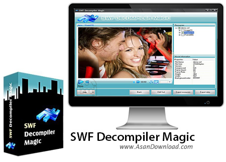 دانلود SWF Decompiler Magic v5.2.2.20 - نرم افزار استخراج محتویات فایل های فلش