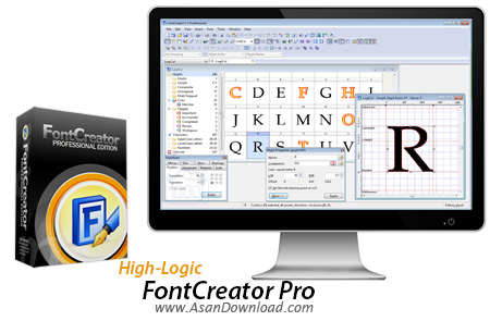 دانلود High-Logic FontCreator Pro v11.5.0.2427 - نرم افزار ساخت و ویرایش فونت