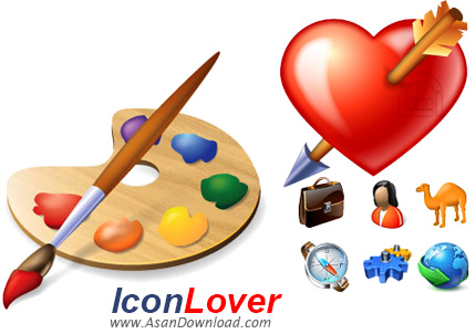 دانلود IconLover v5.42 - نرم افزار مدیریت ویرایش و طراحی ساخت آیکون