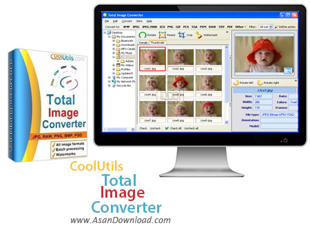 دانلود CoolUtils Total Image Converter v7.1.1.147 - نرم افزار تبدیل فرمت عکس ها