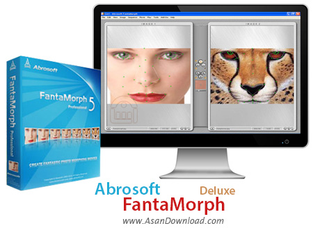 دانلود Abrosoft FantaMorph Deluxe v5.4.5 - نرم افزار مونتاژ حرفه ای عكس ها
