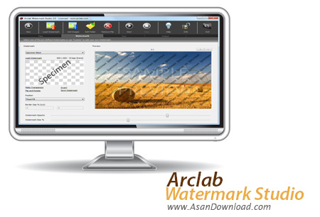 دانلود Arclab Watermark Studio v2.1 - نرم افزار نشانه دار کردن تصاویر 
