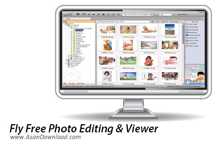دانلود Fly Free Photo Editing & Viewer v2.99.5 - نرم افزار مدیریت و ویرایش تصاویر