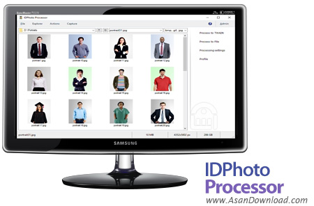 دانلود IDPhoto Processor v3.0.32 - نرم افزار پردازش گروهی عکس های پرسنلی