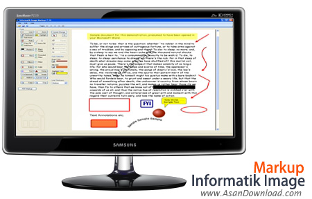 دانلود Informatik Image Markup v7.30 - نرم افزار ویرایش و نشانه گذاری بر روی تصاویر