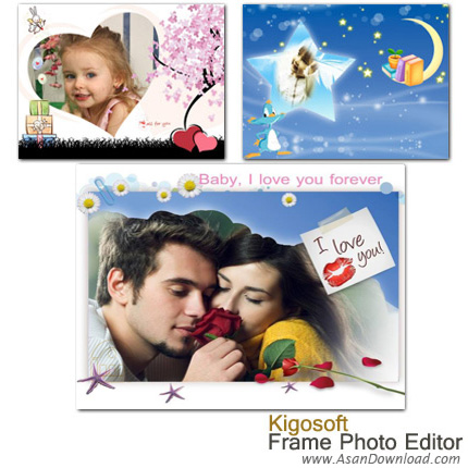 دانلود Kigosoft Frame Photo Editor v5.0.2 - قاب های دیجیتالی برای تصاویر 