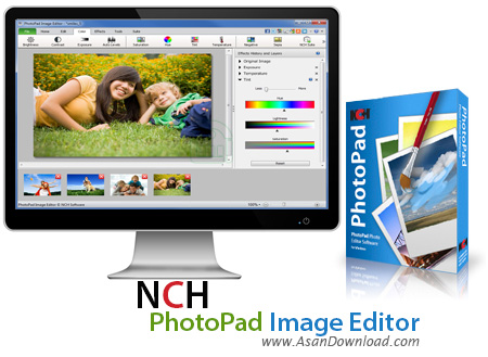دانلود NCH PhotoPad Image Editor v5.21 - نرم افزار ویرایش عکس ها