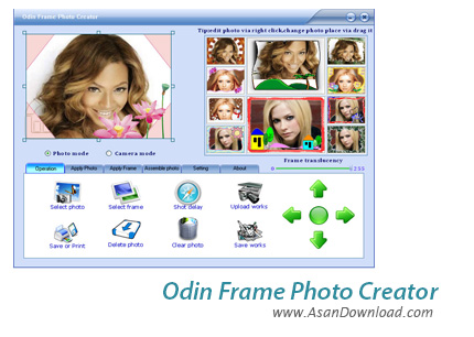 دانلود Odin Frame Photo Creator v9.8.4 - نرم افزار ساخت قاب عکس