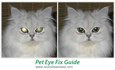 دانلود Pet Eye Fix Guide v2.2.5 - نرم افزار ویرایش رنگ قرمز چشم در تصاویر