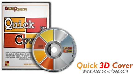 دانلود Quick 3D Cover v2.0.1 - نرم افزار طراحی کاور و لیبل و جعبه های سه بعدی
