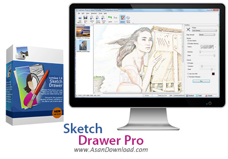 دانلود Sketch Drawer Pro v1.4 - نرم افزار تبدیل عکس هابه نقاشی 