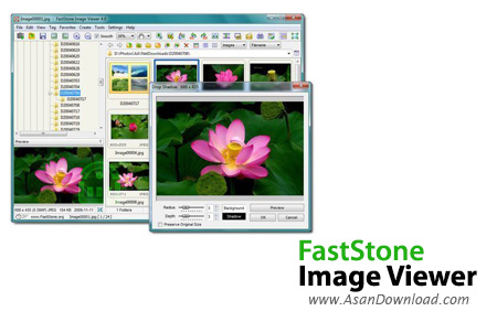 دانلود FastStone Image Viewer v7.3 - نرم افزار مبدل، ویرایشگر و مدیریت عکس