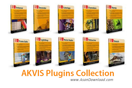 دانلود AKVIS Plugins Collection for Photoshop 2017.02.27 - مجموعه پلاگین های اکویس