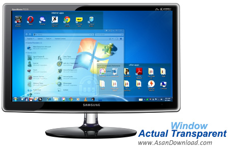 دانلود Actual Transparent Window v8.9 - نرم افزار تغییر میزان شفافیت پنجره های ویندوز