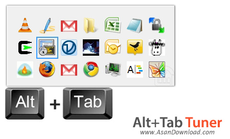 دانلود Alt Tab Tuner VIII v1.0 - نرم افزار سفارشی سازی پنجره ها در حالت Alt+Tab