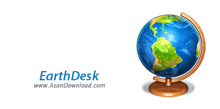 دانلود EarthDesk v5.2.1.0 -نرم افزار جذاب تر کردن محیط کار ویندوز