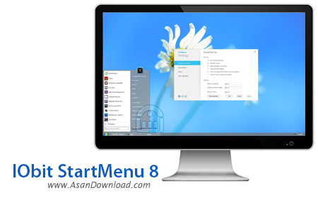 دانلود IObit StartMenu 8 Pro v5.3.0.6 - منوی استارت برای ویندوز 8 و 8.1