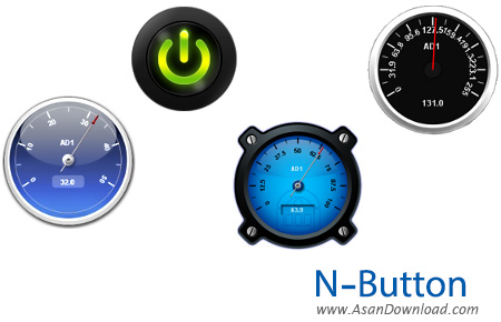 دانلود N-Button v1.5.0.511 - نرم افزار ایجاد ابزارک ها بر روی دسکتاپ