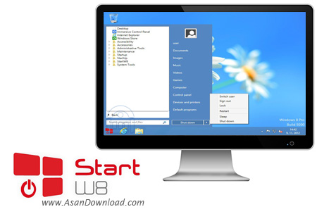 دانلود StartW8 v1.2.45.0 - نرم افزار استارت برای ویندوز 8 و 8.1