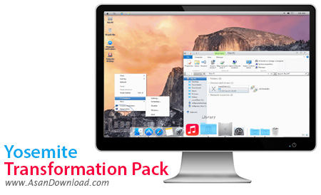 دانلود Yosemite Transformation Pack 4.0 - نرم افزار تبدیل ویندوز به مک