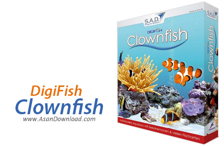 دانلود DigiFish Clownfish - اسکرین سیوری زیبا و با کیفیت