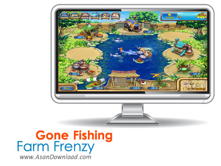 دانلود Farm Frenzy: Gone Fishing - مزرعه داری در قالب یک بازی