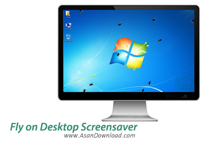 دانلود Fly on Desktop v1.2 - اسکرین سیور پرواز مگس ها در صفحه نمایش