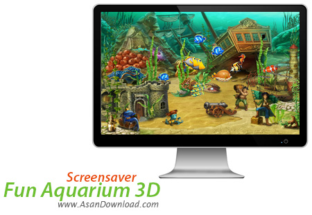دانلود Fun Aquarium 3D Screensaver - اسکرین سیوری متفاوت و جذاب