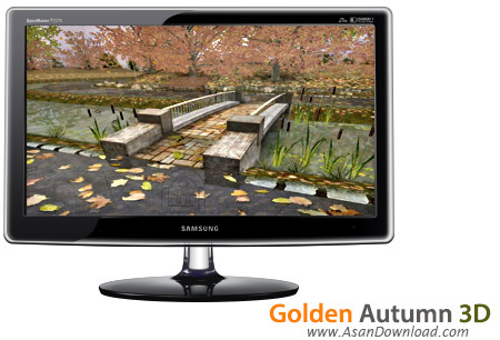 دانلود Golden Autumn 3D Screensaver v1.0 - اسکرین سیور شبیه ساز فصل پاییز طلایی