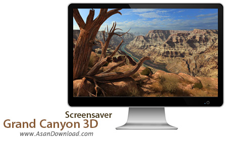 دانلود Grand Canyon 3D Screensaver - اسکرین سیور سفر به میلیون ها سال قبل